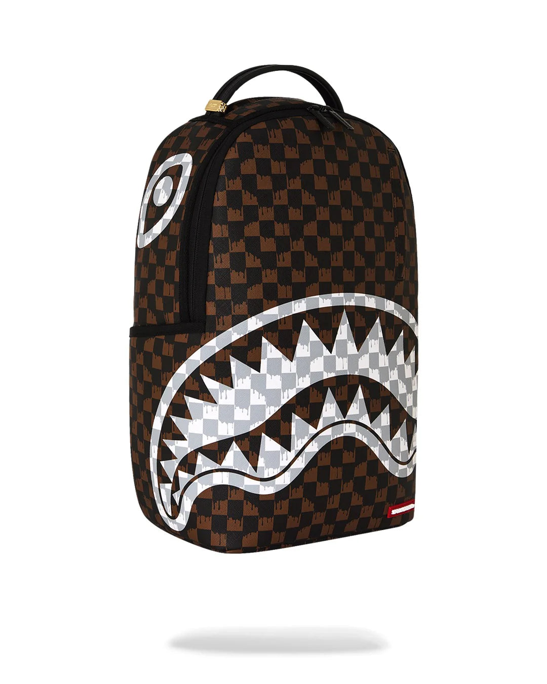 Sprayground zaino BROWN AND CREAM DRIP CHECK B8552