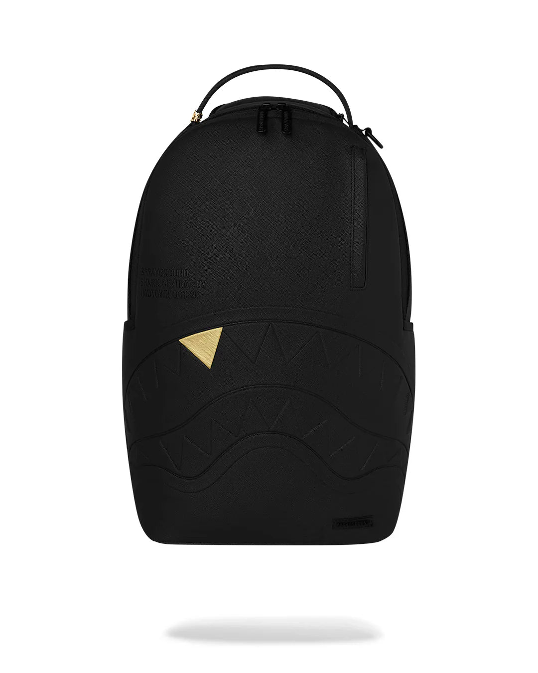 Sprayground zaino BLACKED OUT EMBOSSED GOLD TOOTH B9325