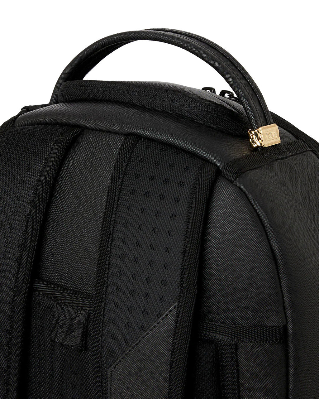 Sprayground zaino BLACKED OUT EMBOSSED GOLD TOOTH B9325