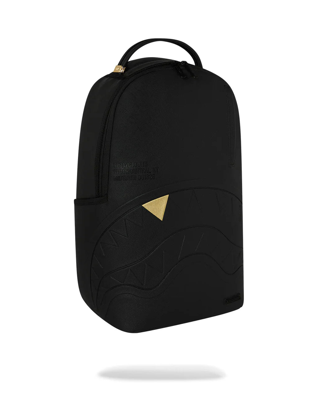 Sprayground zaino BLACKED OUT EMBOSSED GOLD TOOTH B9325