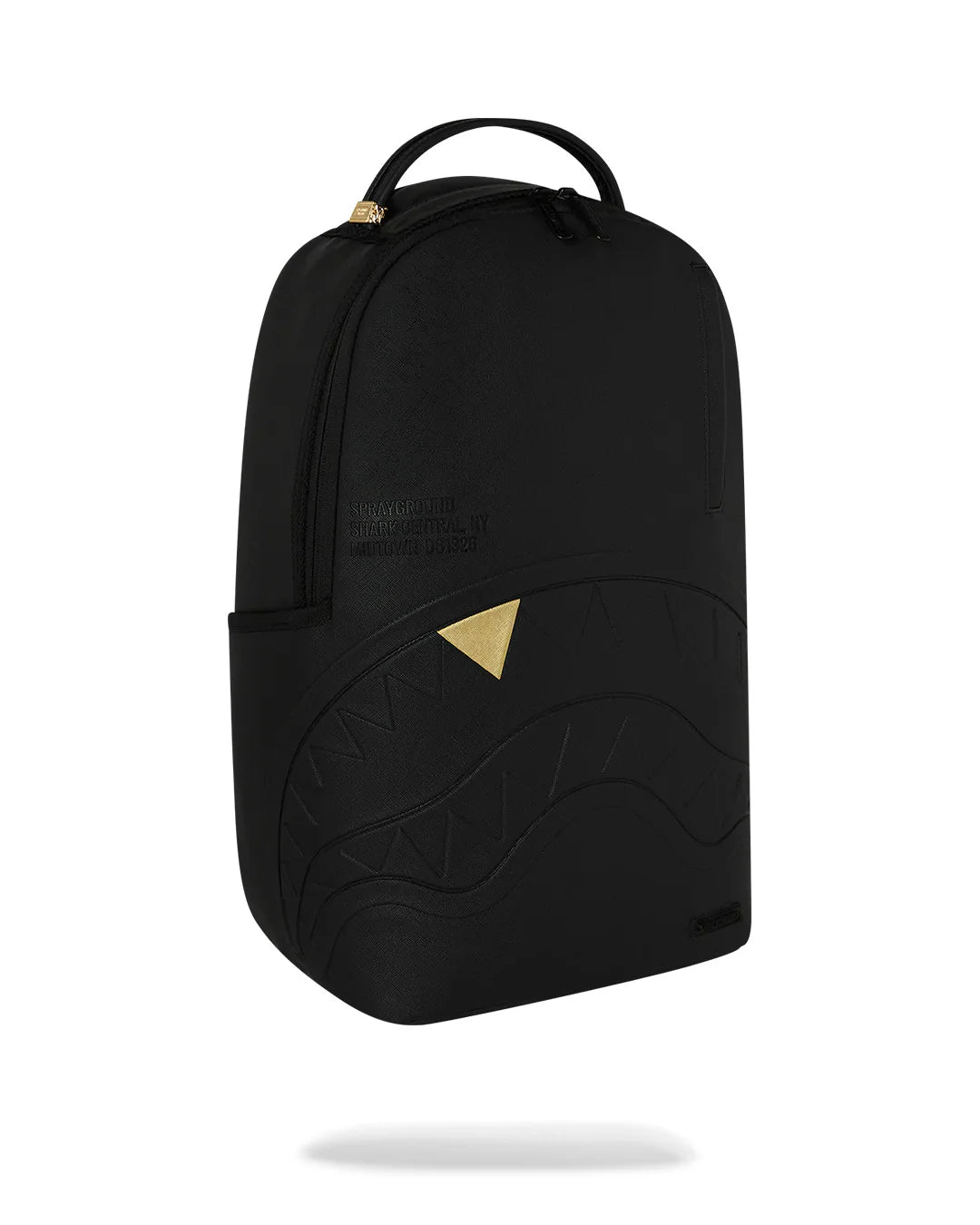 Sprayground zaino BLACKED OUT EMBOSSED GOLD TOOTH B9325