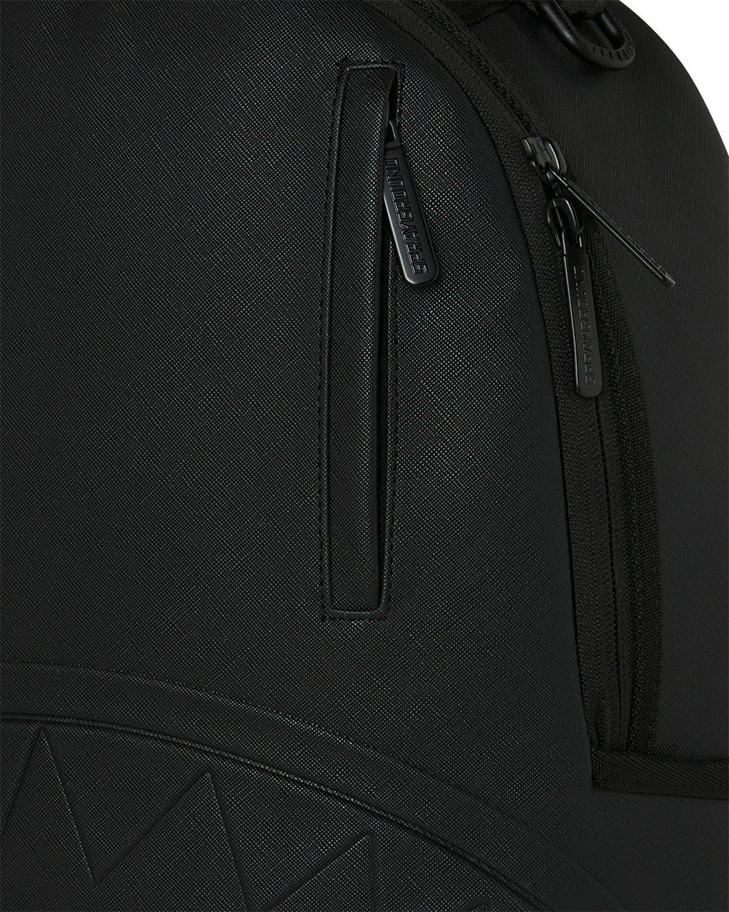 Sprayground zaino BLACKED OUT EMBOSSED GOLD TOOTH B9325