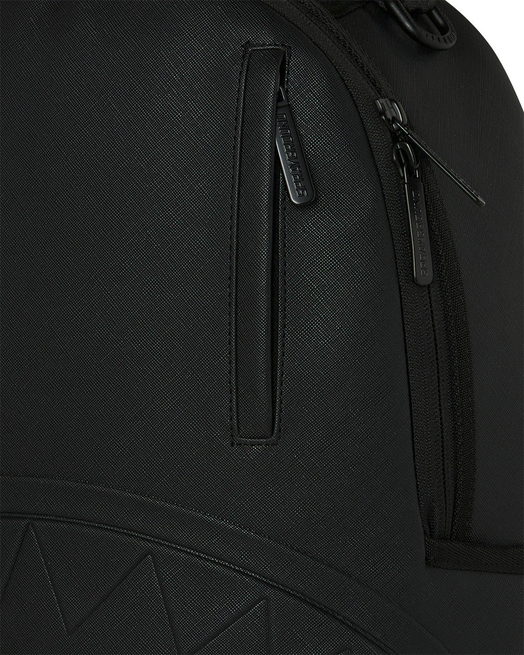Sprayground zaino BLACKED OUT EMBOSSED GOLD TOOTH B9325