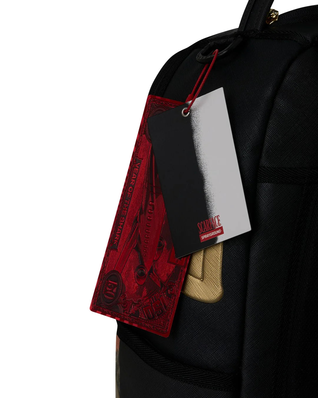 Sprayground zaino SCARFACE GOLD EMBOSSED B9555