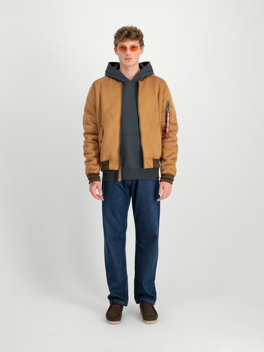 alpha industries uomo giubbino ma-1 fs 148122AI 370 Cammello