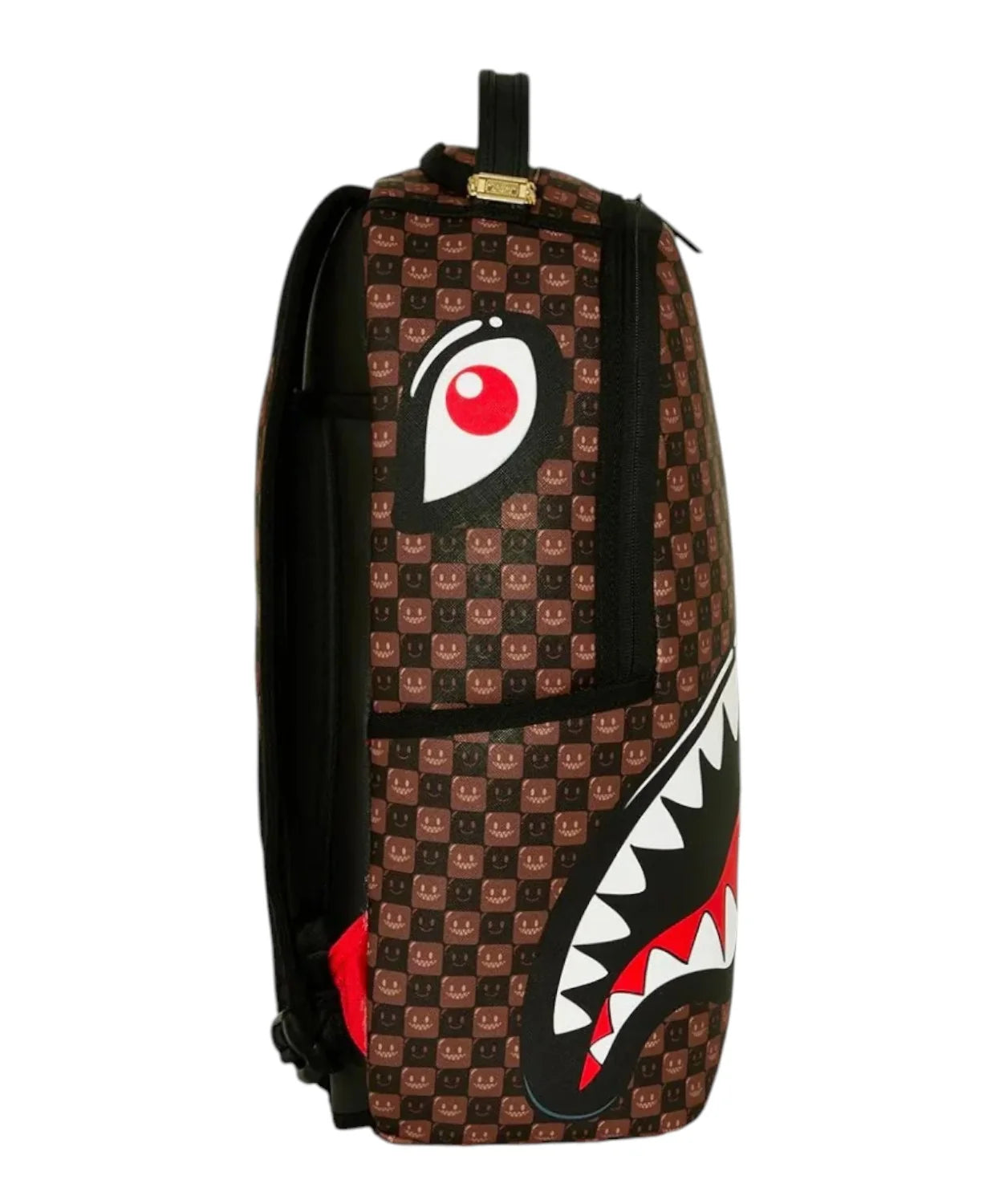 Sprayground zaino SIP WTF BUBBLE BROWN CHECK B8634