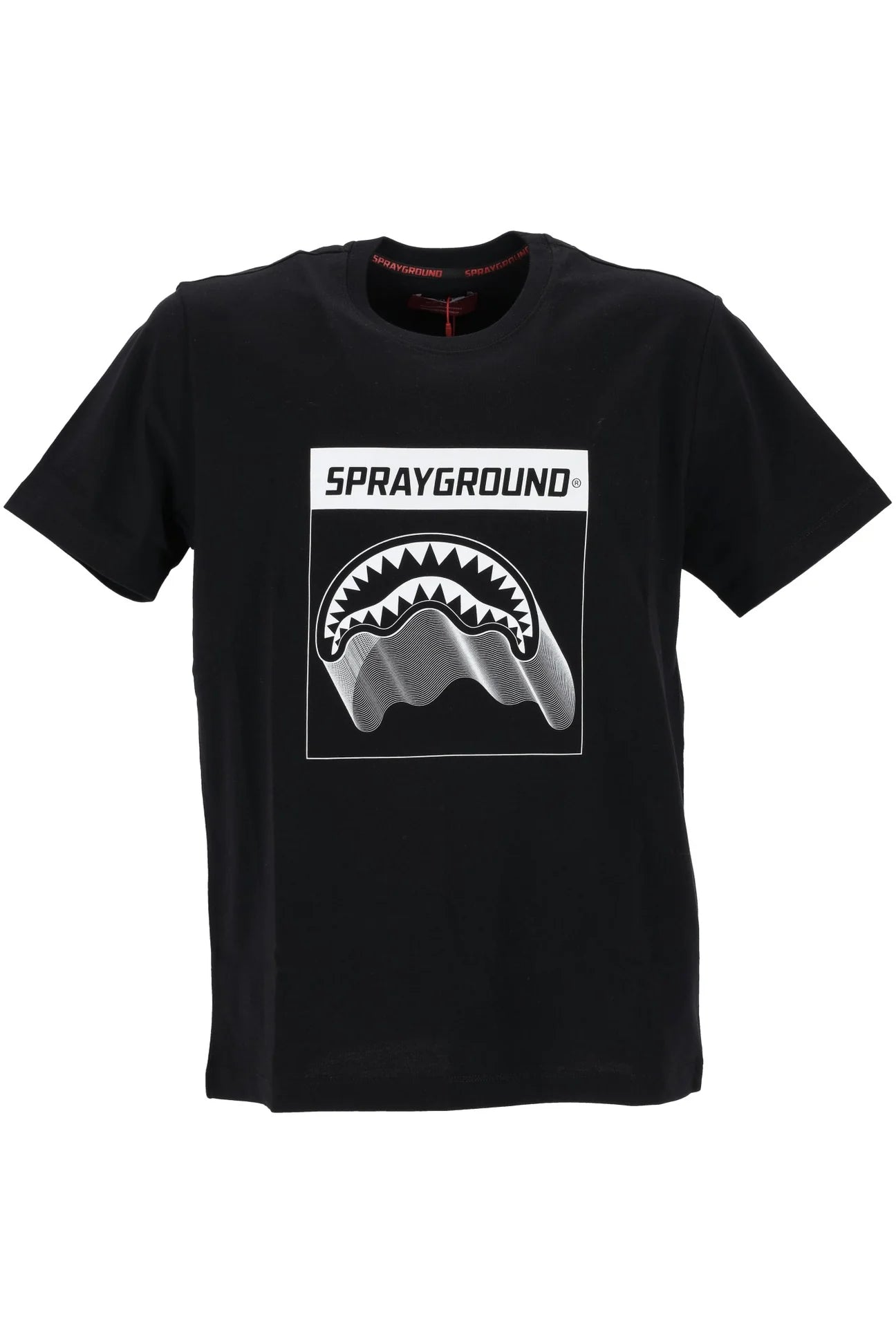 sprayground uomo t-shirt shark layer SP667BLK