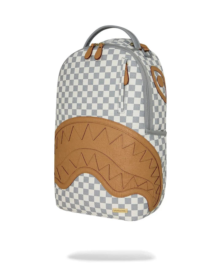 Sprayground zaino EMBOSSED CREAM CHECK B8593