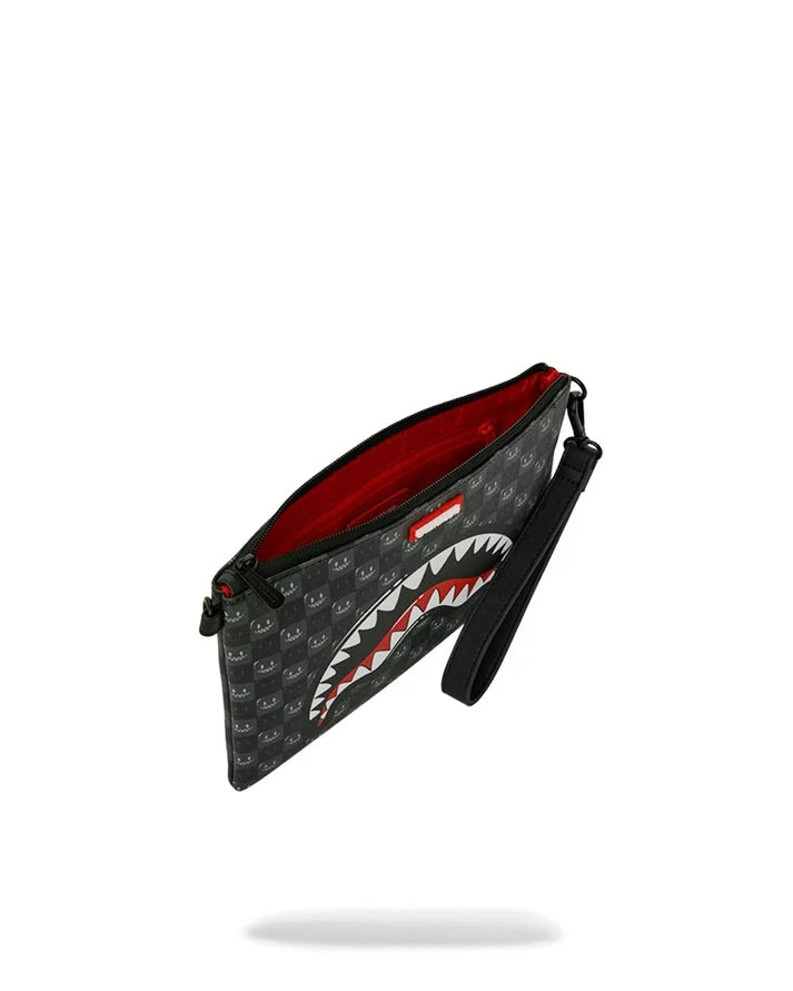 Sprayground pochette SIP WTF BUBBLY BLACK CHECK 9318