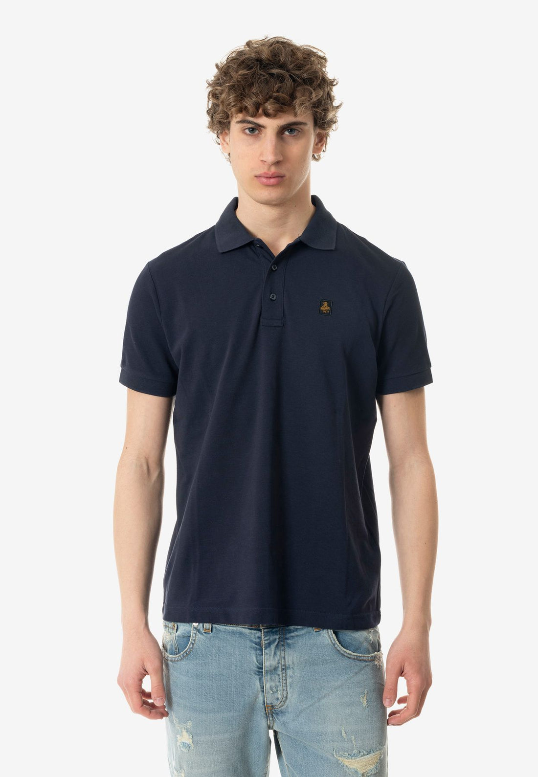 Refrigiwear uomo polo Kurt RM0T25900PX9032 F03700 Blu