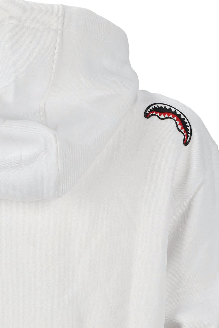 sprayground uomo felpa hidden shark SP364WHT