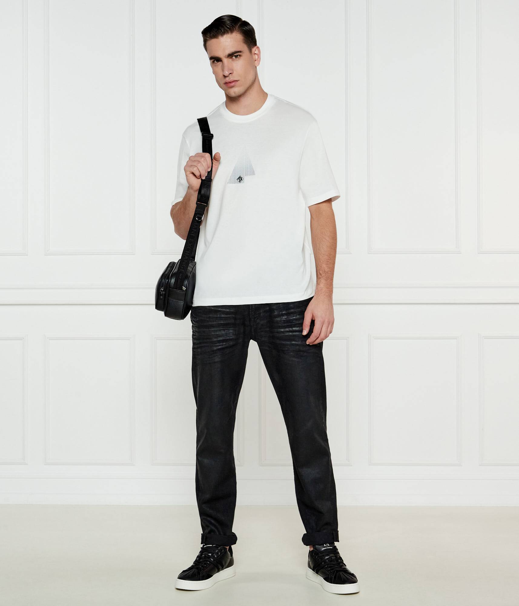 Armani Exchange uomo t-shirt XM000270AF12112U0009 Bianco
