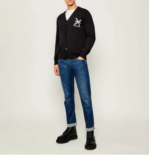 Richmond uomo cardigan Bejena UMA25141CDRI Black