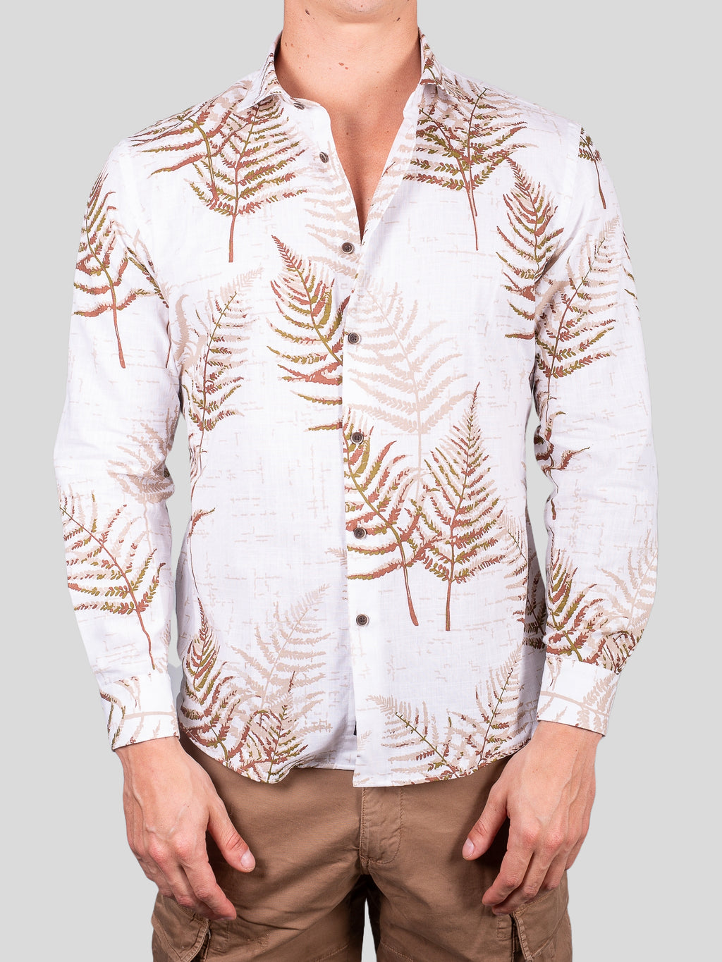 Gold Rush uomo camicia Collo Francese 65069
