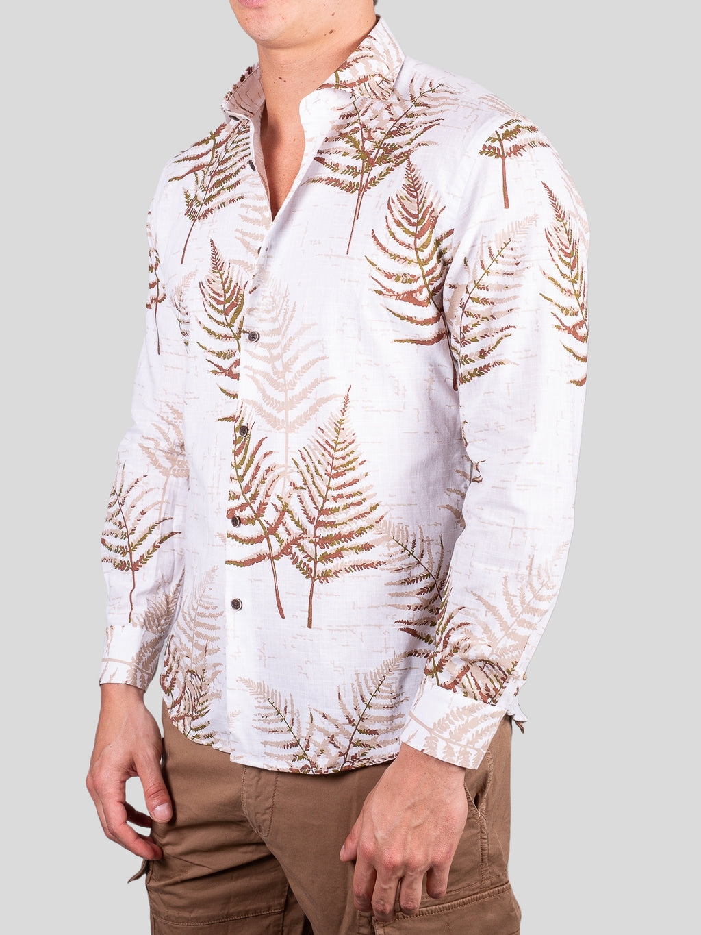 Gold Rush uomo camicia Collo Francese 65069