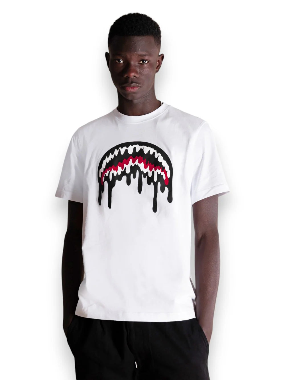 sprayground uomo t-shirt Loose Smooth SP290WHT