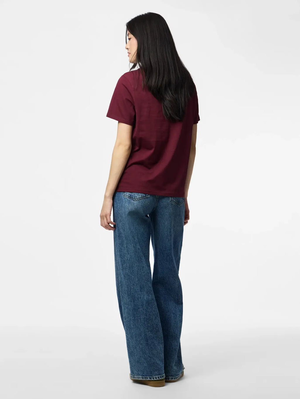 PIECES T-SHIRT RIA 17140802 NOOS Tawny Port