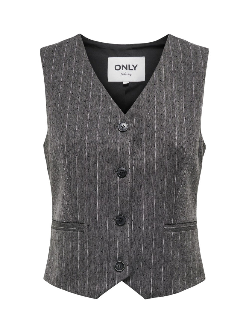 Only donna gilet Siga Life 15357655 Dark Grey Melange