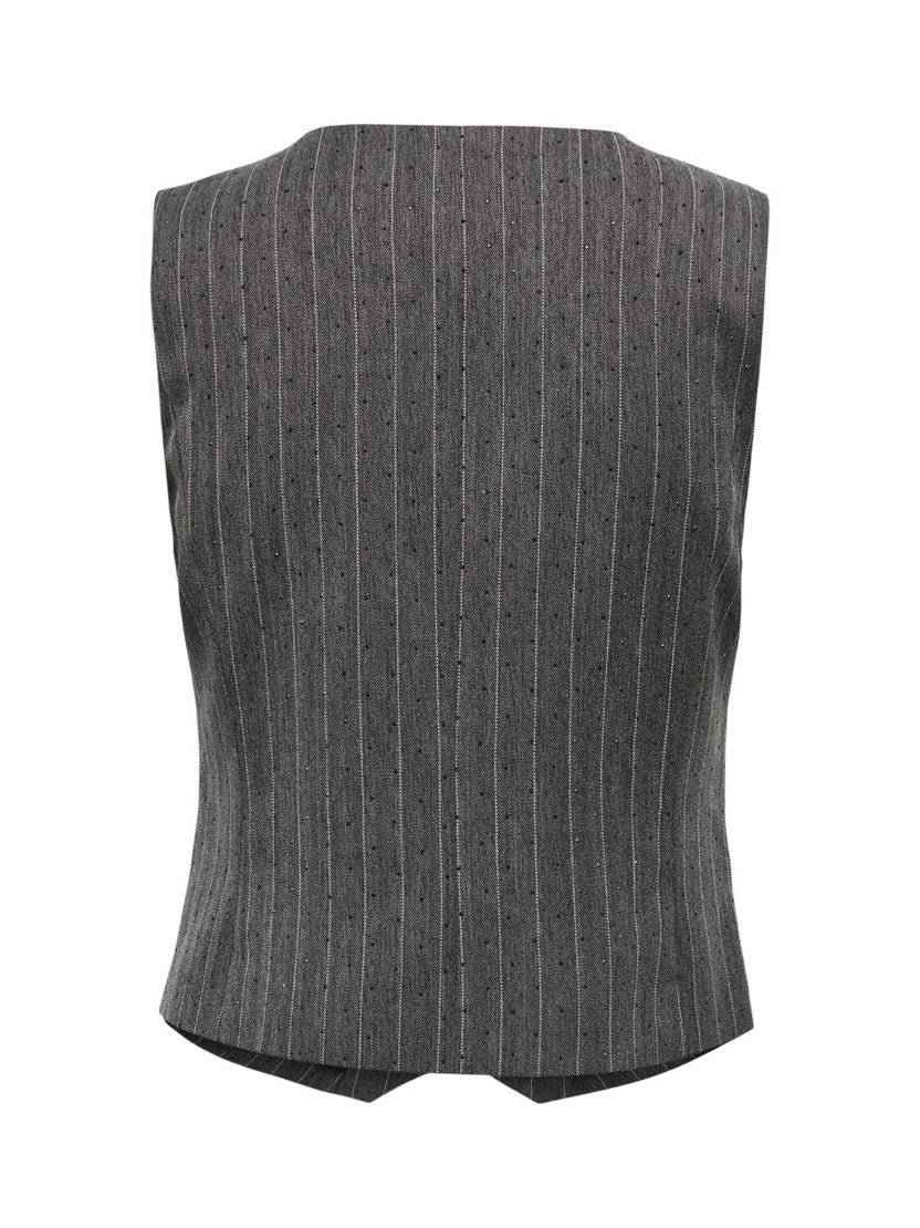 Only donna gilet Siga Life 15357655 Dark Grey Melange