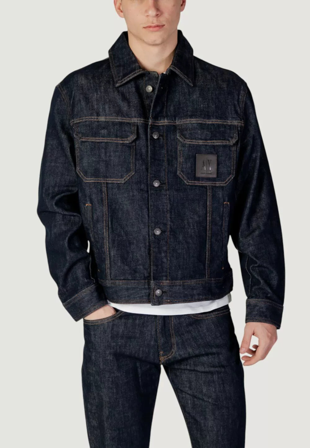 Armani Exchange uomo giubbino XM000343AF12284MB001 Denim