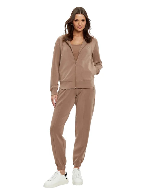 Guess donna felpa Olympe V4YQ06 KCAY2 silk taupe