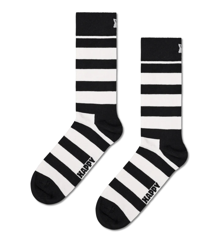 Happy Socks calzini 4-pack Classic Black & White gif