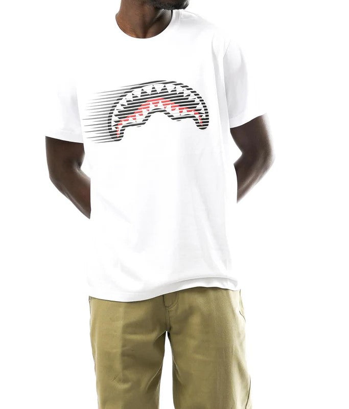 Sprayground uomo t-shirt Fastest Shark SP721WHT