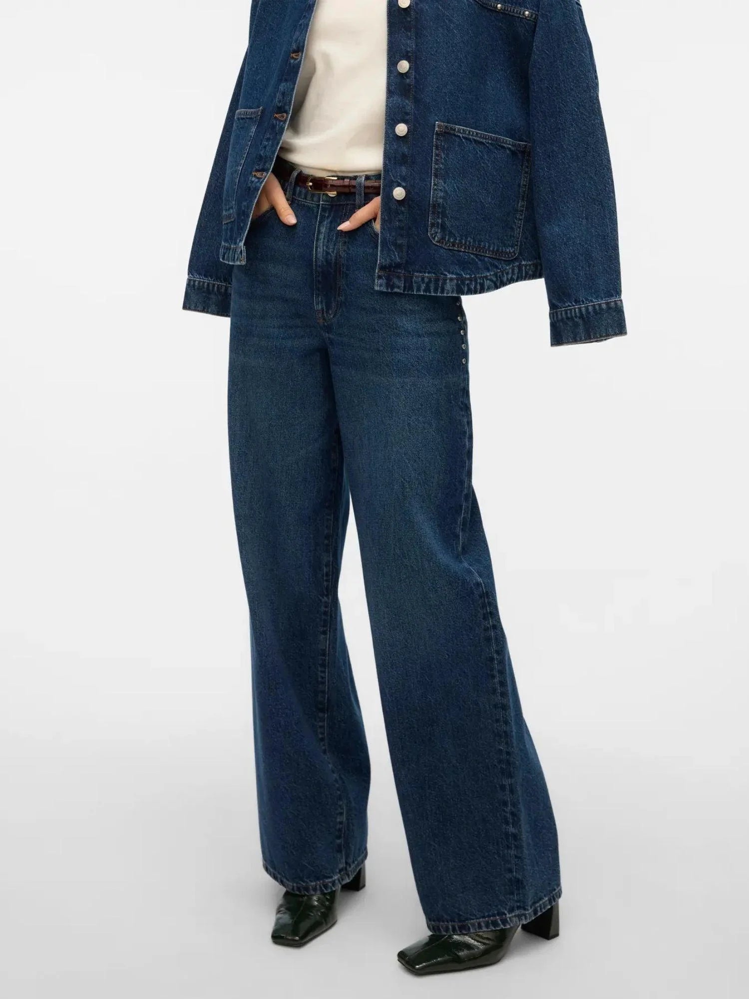 Vero Moda donna jeans Rae HR Wide 10336550 Dark Blue