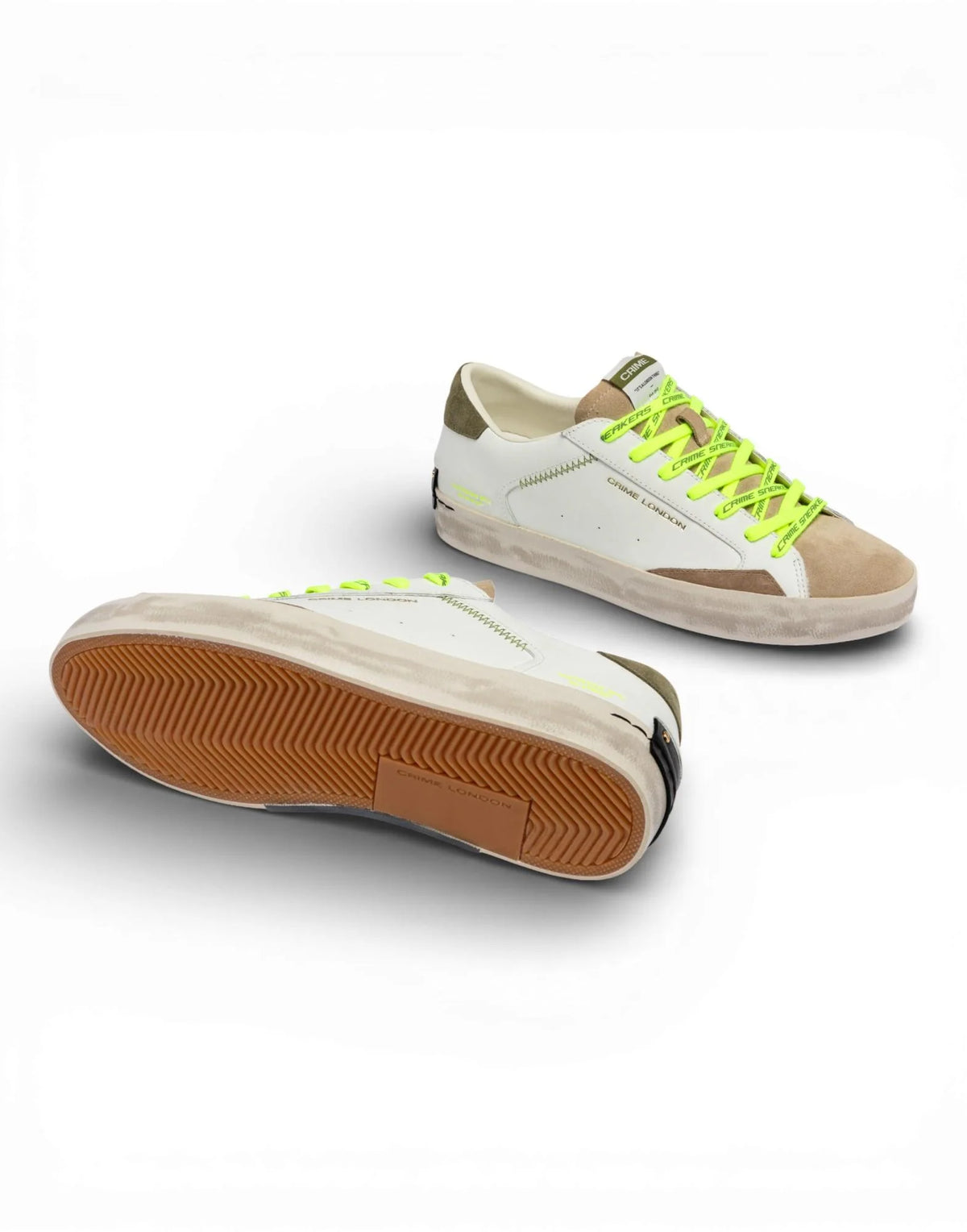 Crime uomo scarpa DISTRESSED LO 9001PP8