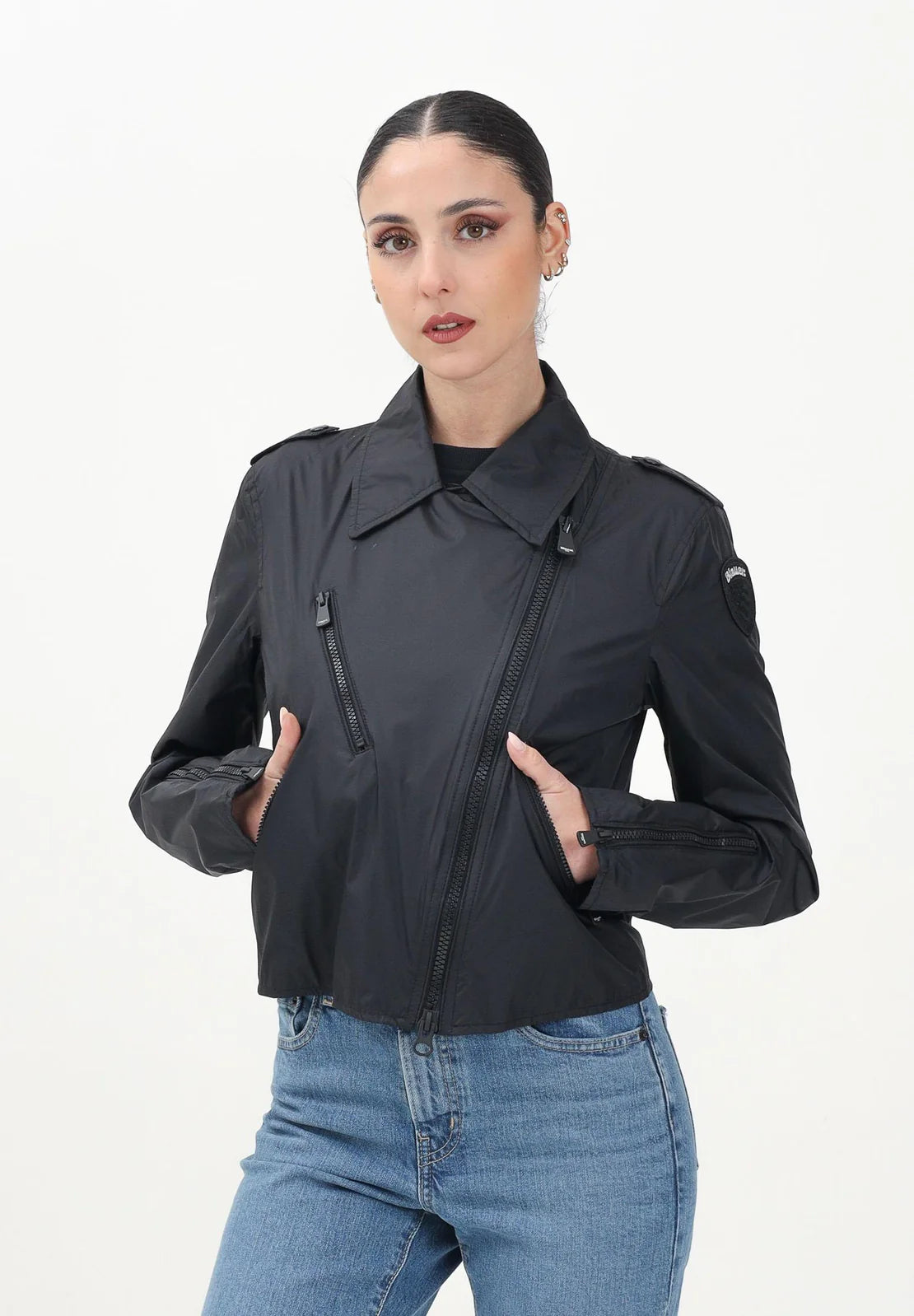 Blauer donna giubbino Zamora 25SBLDC01279007111 999 nero