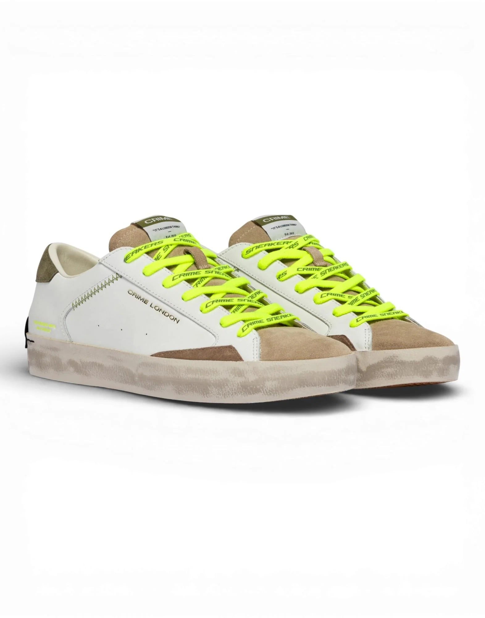 Crime uomo scarpa DISTRESSED LO 9001PP8