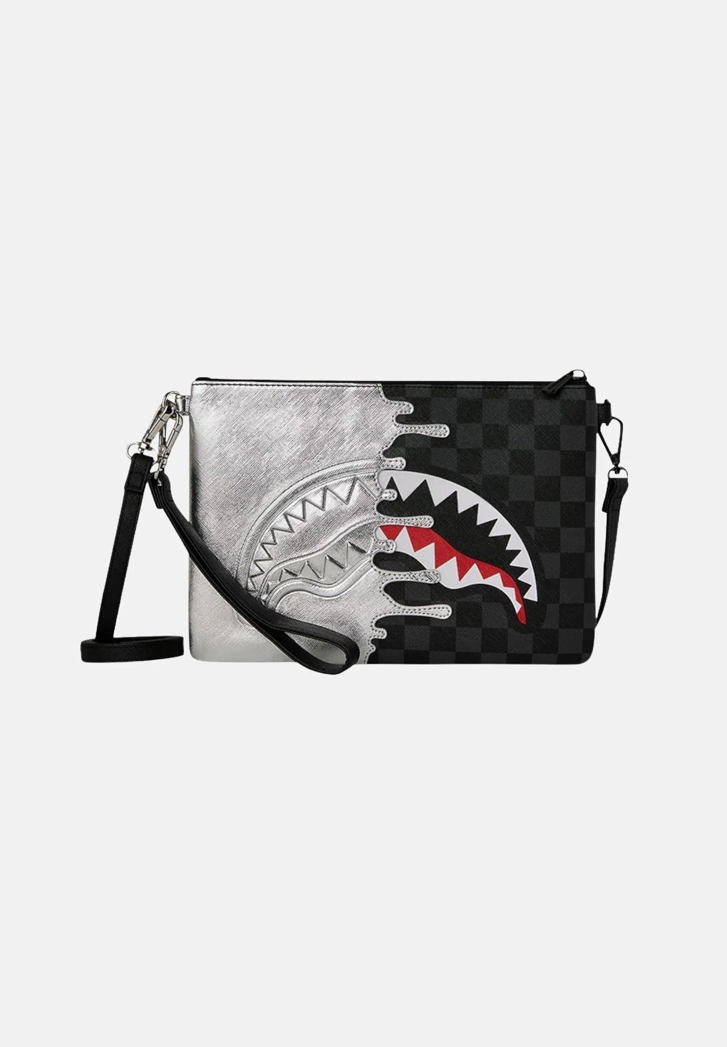Sprayground pochette SILVER SIDE DRIP CLUTCH 8929