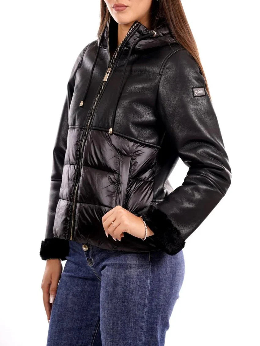 Yes Zee donna giubbino Pu Leather J018GB00 0801