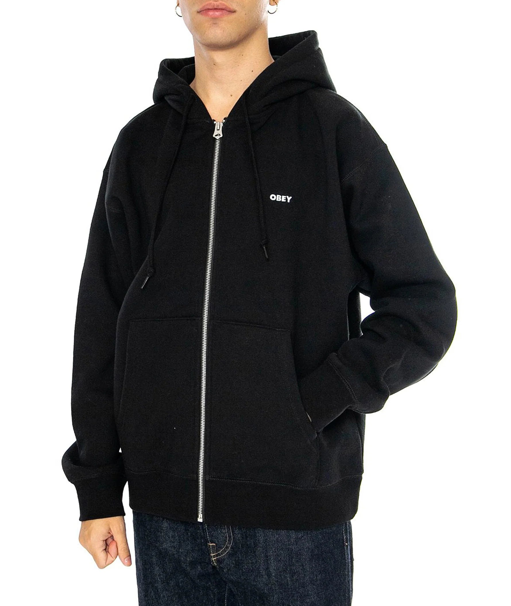 Obey uomo felpa Established Works 2MC0000024E Black