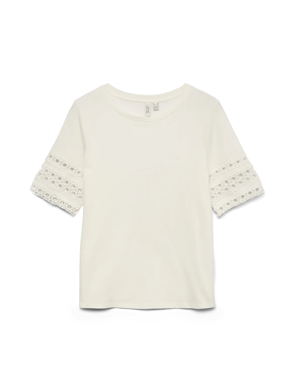 Vero Moda donna t-shirt Ivacy Neck Top Snow White