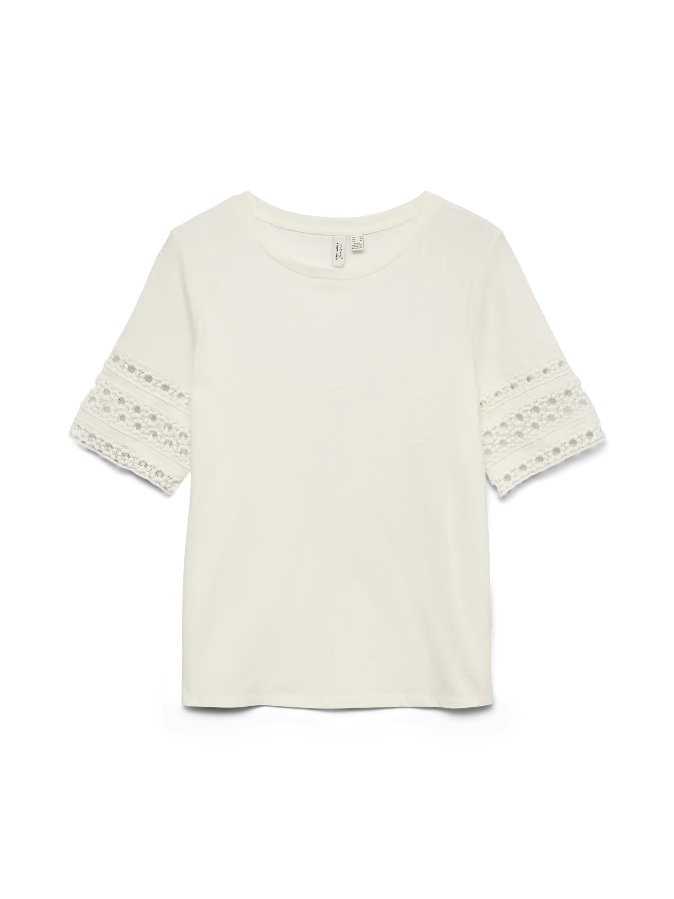 Vero Moda donna t-shirt Ivacy Neck Top Snow White