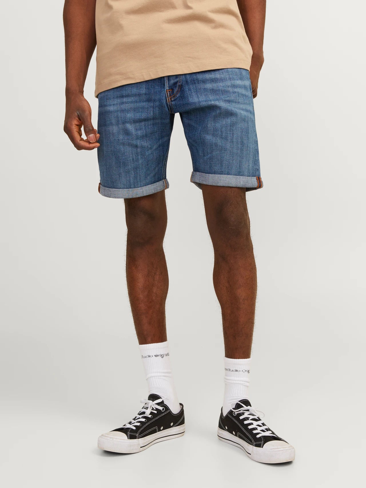 Jack &Jones uomo bermuda Chris Wood Ge 415 12249092 Blue Denim