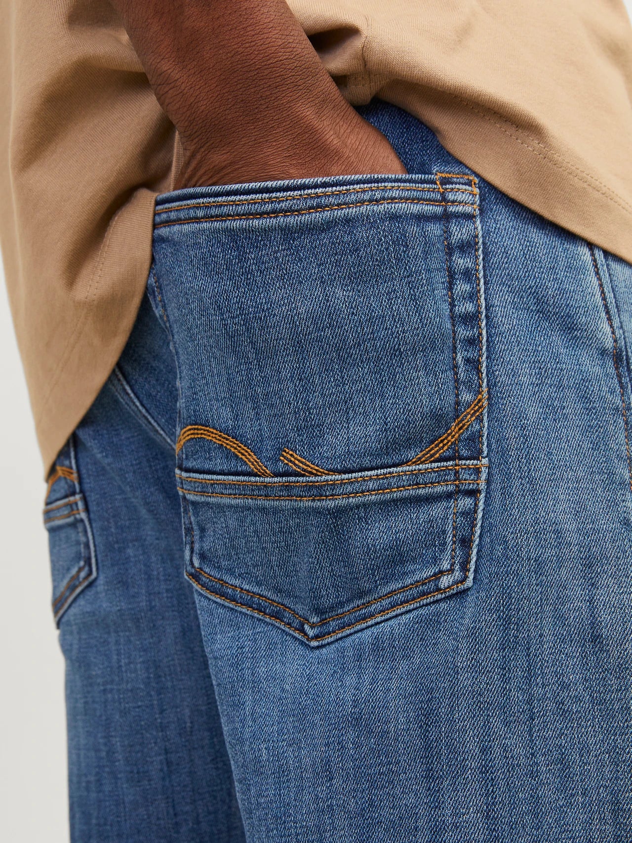 Jack &Jones uomo bermuda Chris Wood Ge 415 12249092 Blue Denim