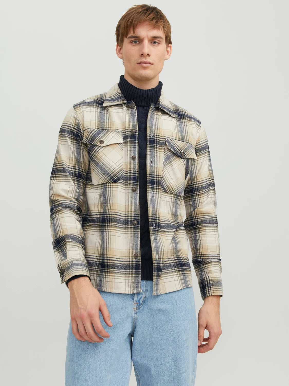 Jack & jones uomo camicia eddie over noos 12235986