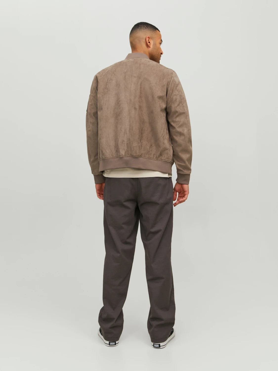 Jack & jones  bomber rocky faux suede 12223651