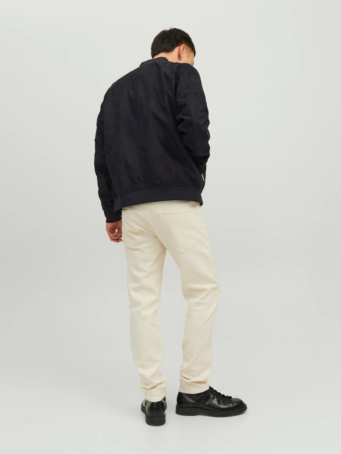 Jack & jones uomo bomber rocky faux suede 12223651