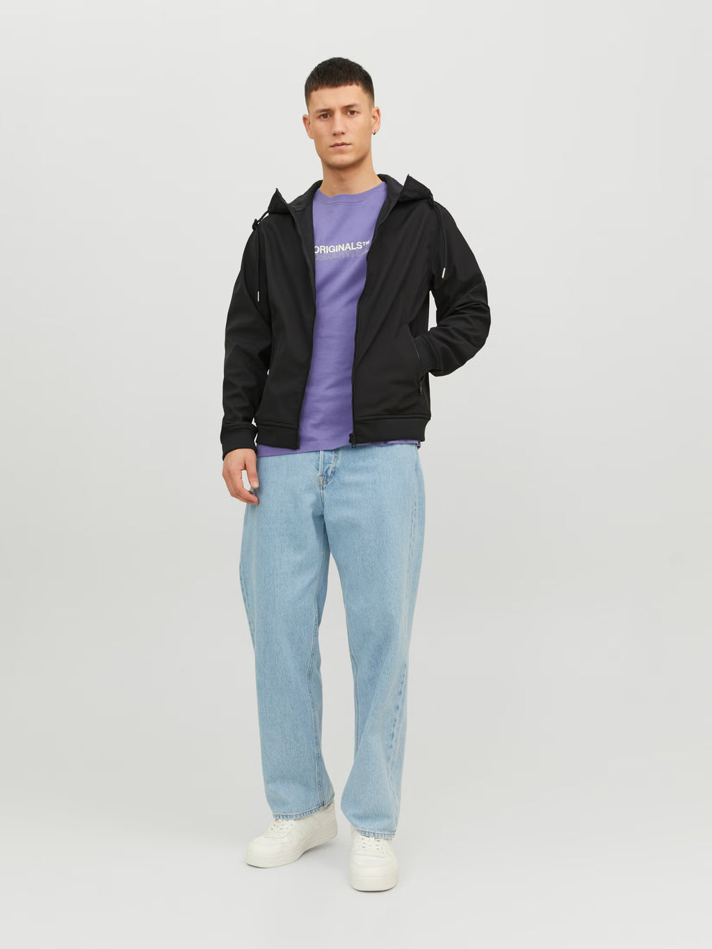 Jack & Jones cardigan NORREBRO 12282732 BLACK