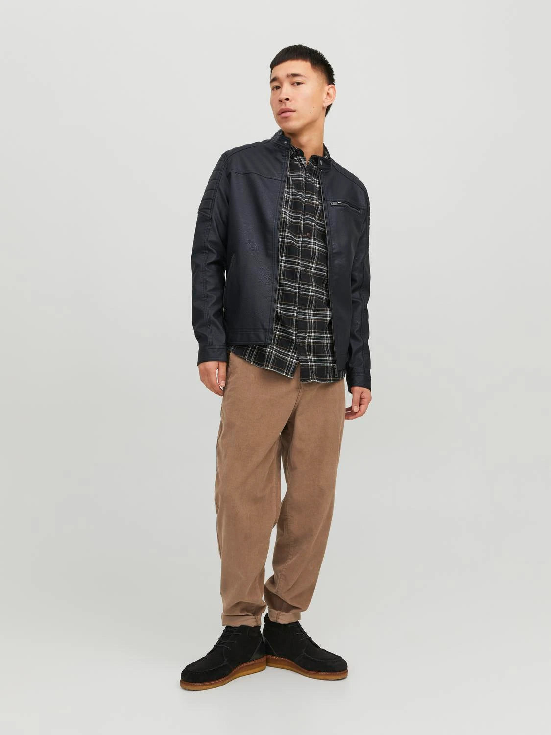 Jack & Jones uomo giubbino Rocky Noos 12147218 Black