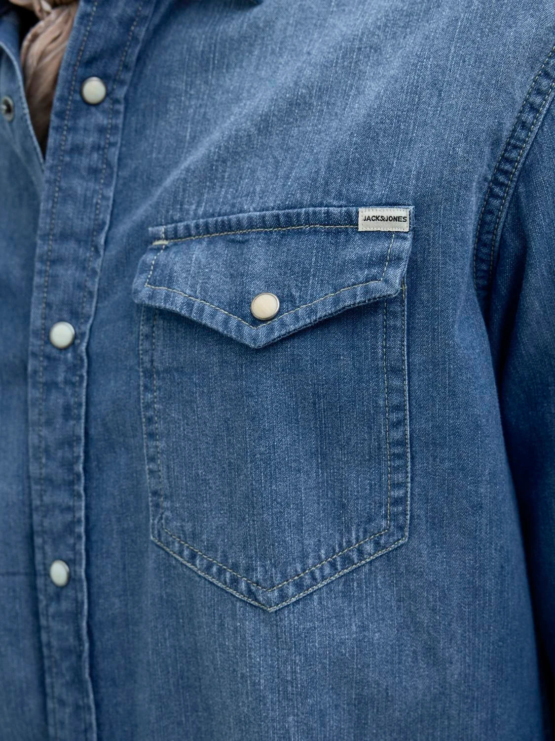 Jack & Jones uomo camicia Heridan Noos 12138115 deni