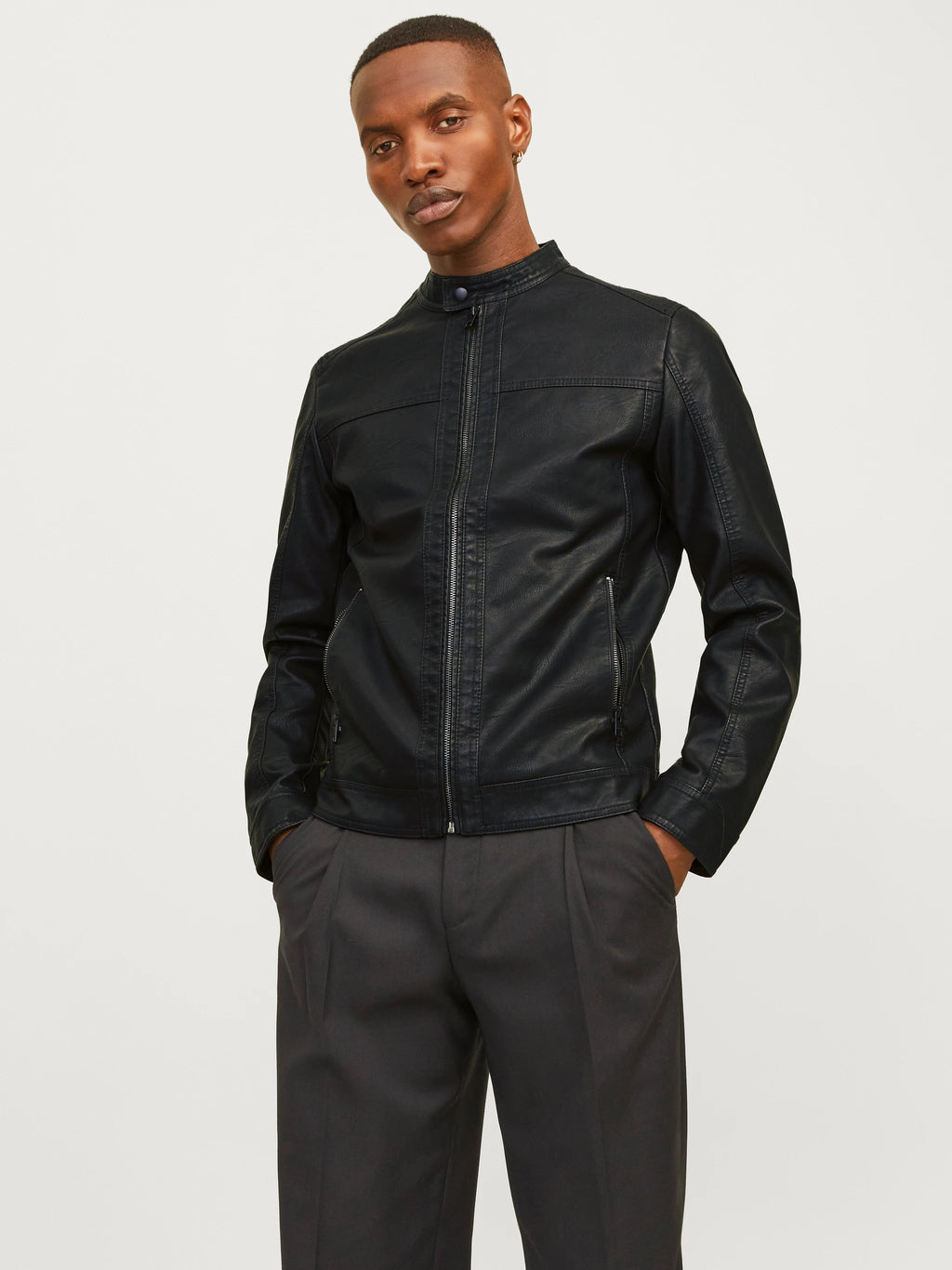 Jack & Jones uomo giubbino Warner Noos 12182461 Black