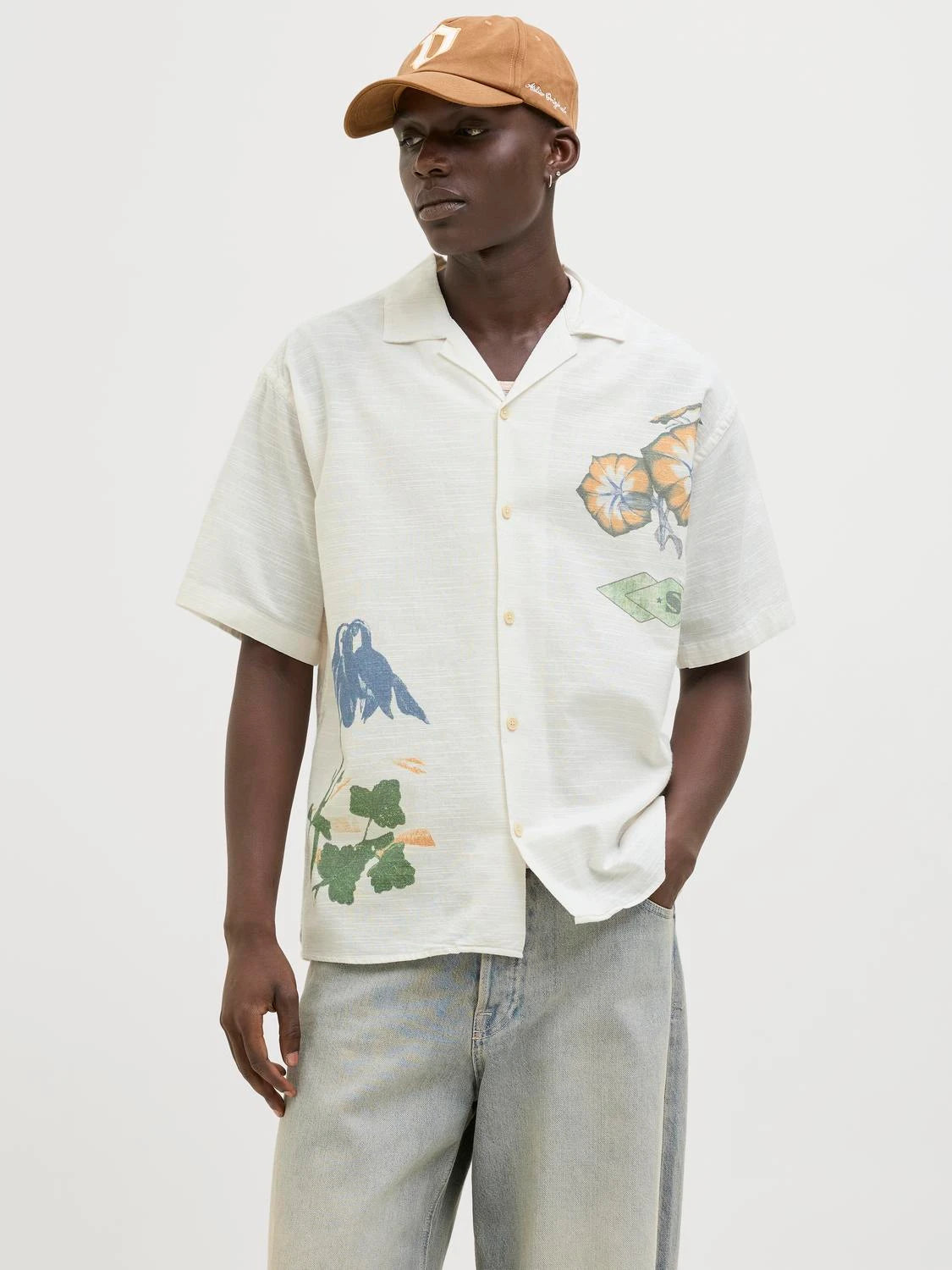 Jack & Jones uomo camicia Luke Retiro 12271108 Cloud