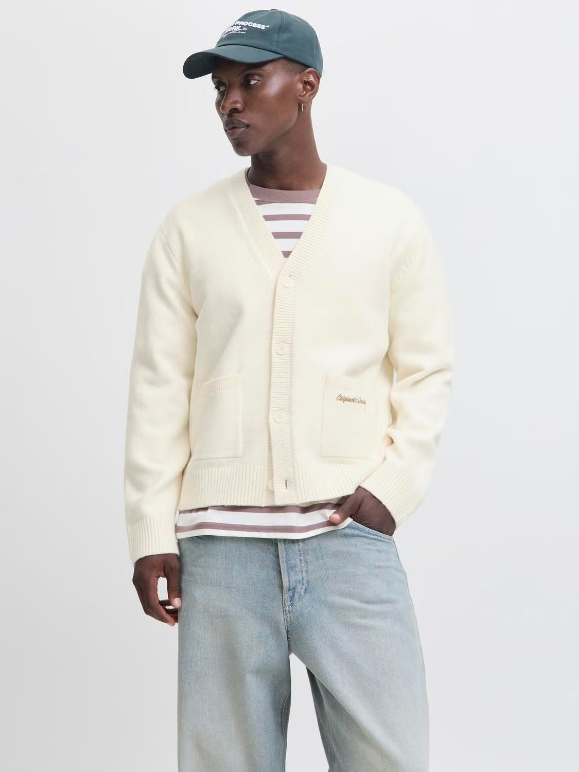 Jack & Jones cardigan NORREBRO 12282732Sea Salt