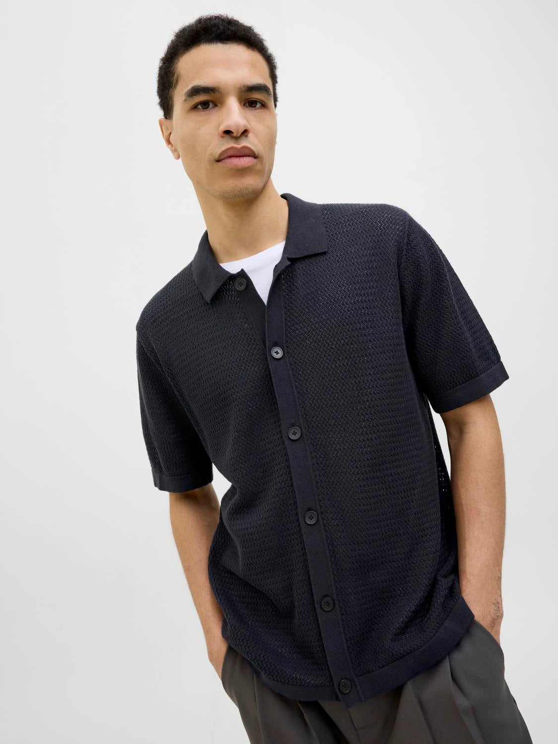 Jack & Jones uomo polo Arto 12273474 Night Sky