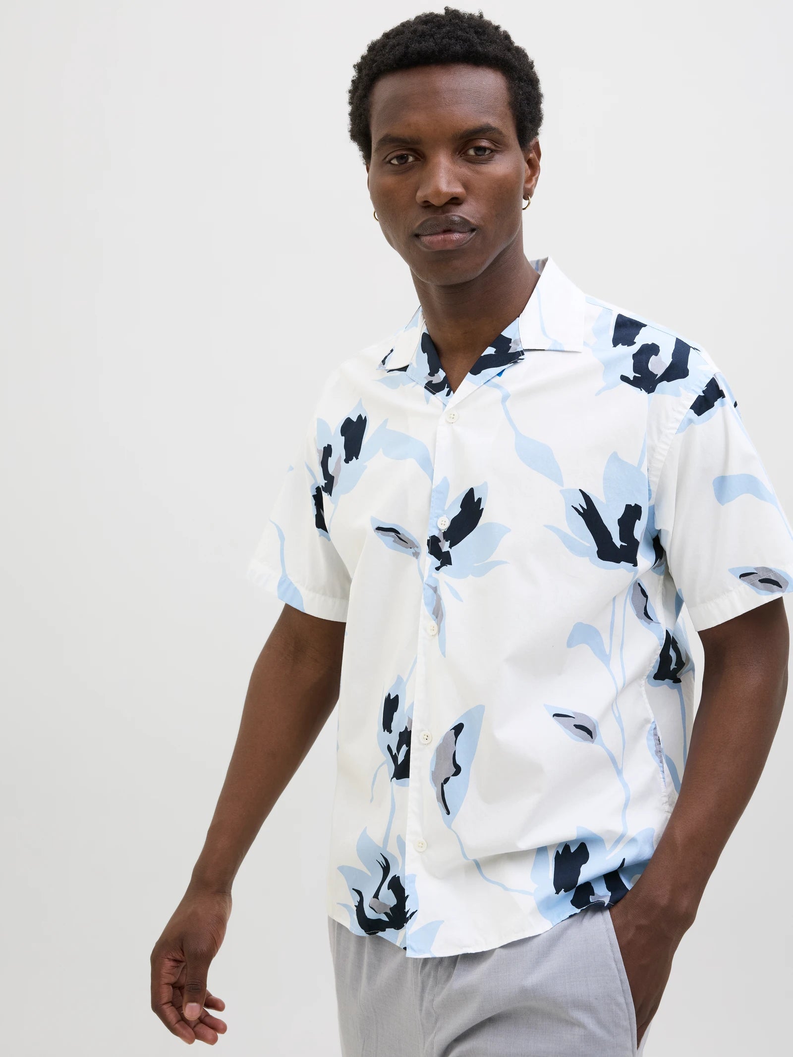 Jack & Jones uomo camicia Palermo 12274927 Chambray