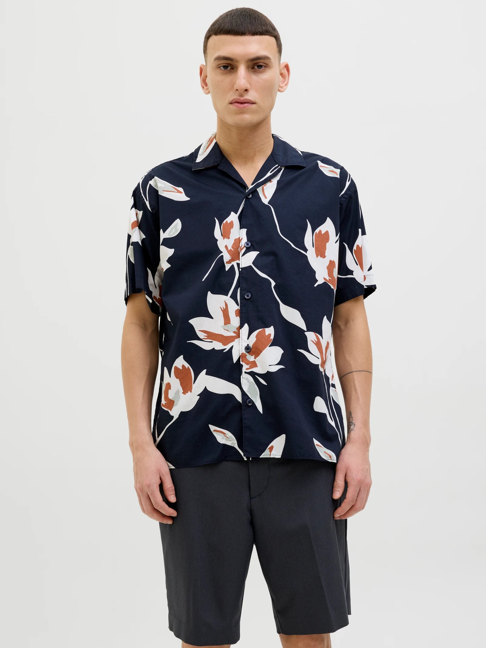 Jack & Jones uomo camicia Palermo 12274927 Night Sky